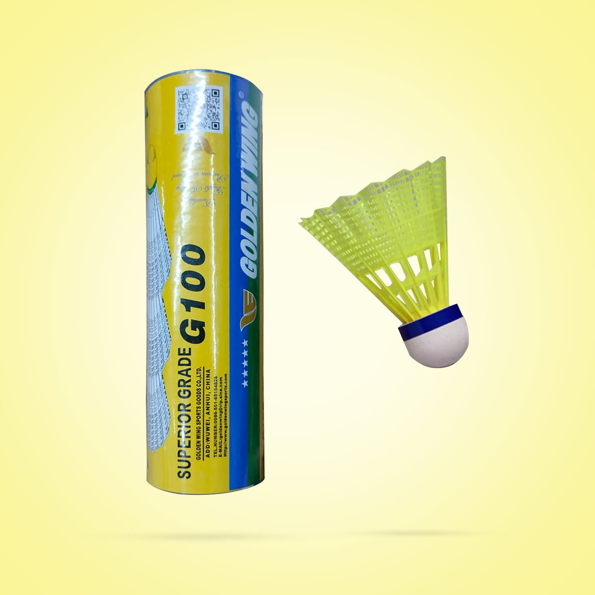 Golden Wing G-100 Superior Grade Badminton Nylon Shuttlecock